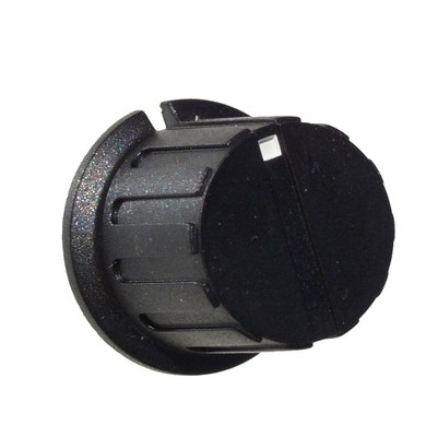 Kunststoff-Drehknopf 24 mm, Achse 6 mm