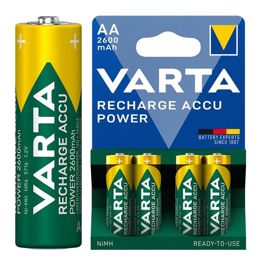 AA (Mignon)/HR6 (5716) Akku - 2600 mAh, 4 Stk. im Blister