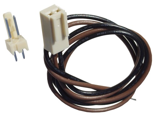 Platinensteckverbindersatz 2-polig, vertikal