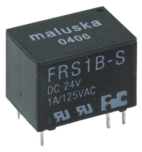 Relais MALUSKA FRS1B-S, Spule 24 V-, 1-polig UM