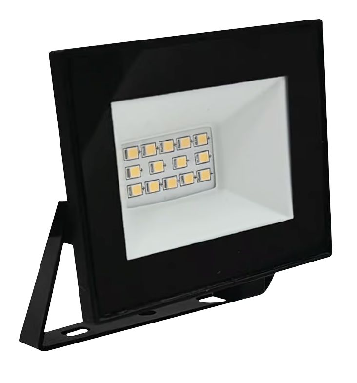 LED-Fluter, VT-44012, 10 W, 4000K, EEK: F, 730 lm, neutralweiß, IP65, schwarz