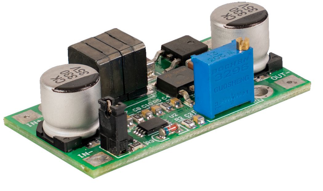 SBC-BuckBoost02 Aufwärts- / Abwärtswandler mit breiten Eingangsbereich von 5 bis 25 V DC