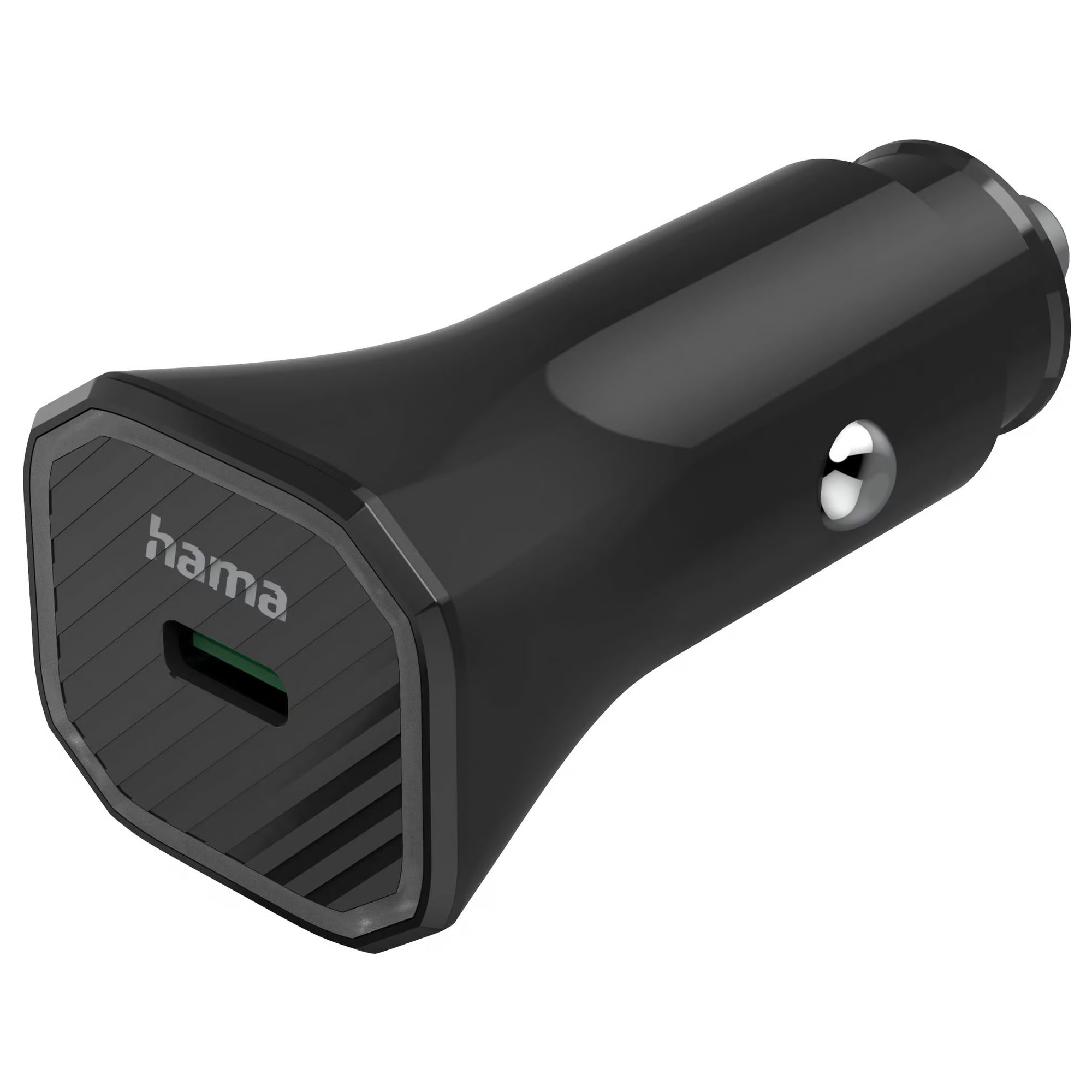 HAMA USB-Schnellader KFZ, "Eco", USB-C, PD24 W, Schwarz