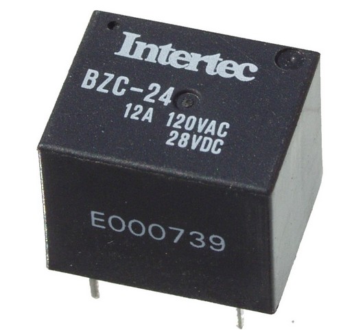 Relais BZC-24, Spule 24V-, 1-polig UM 12A