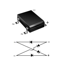 Gleichrichter DF06S 600V/1A SMD