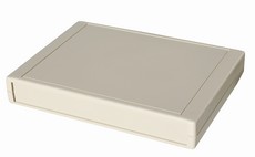 ABS-Gehäuse 190x140x30 hellgrau