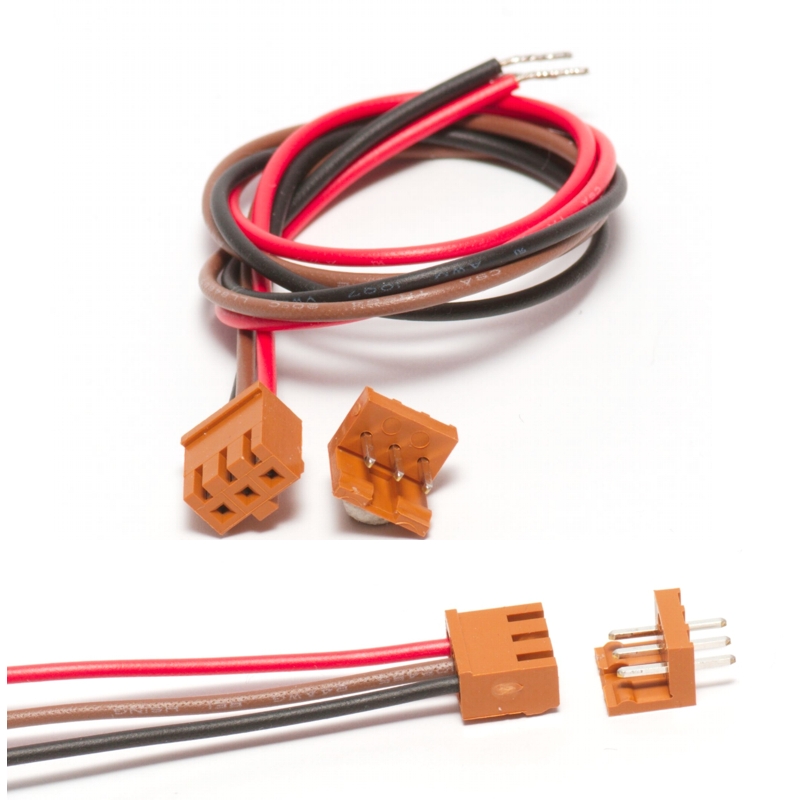 Platinensteckverbindersatz 3-polig, vertikal, 5 Stück