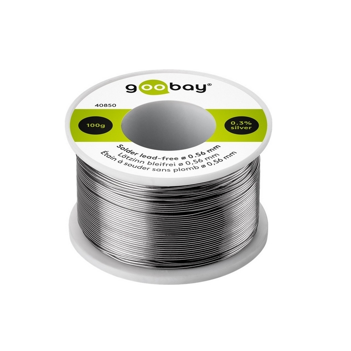 Lötzinn bleifrei; ø 0,56 mm, 100 g