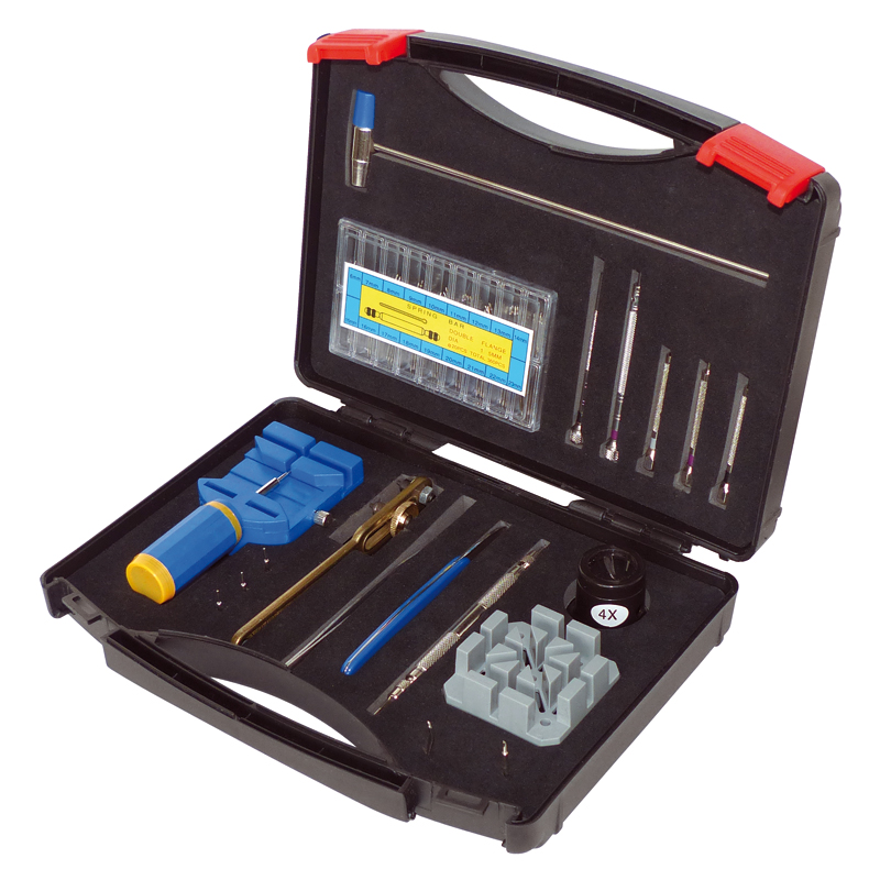 Uhrenwerkzeugset 378-teilig in Kunststoffbox
