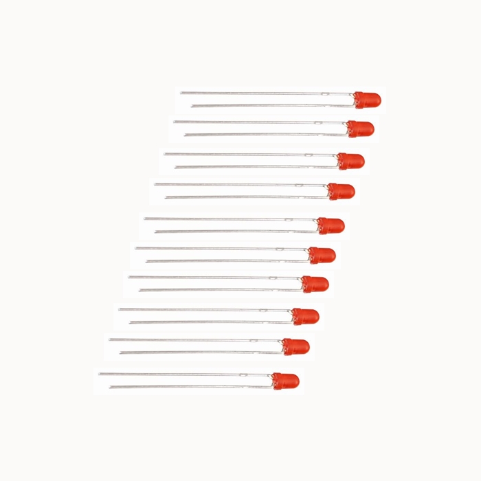 LED 3 mm rot, 10 Stück