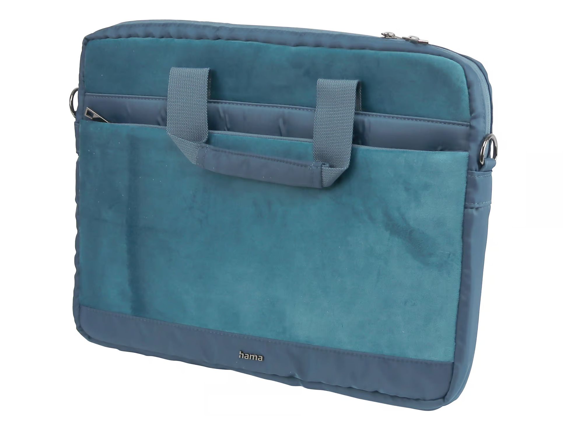 HAMA Laptoptasche Velvet 41,1 cm (16.2"), Toploader, Petrol