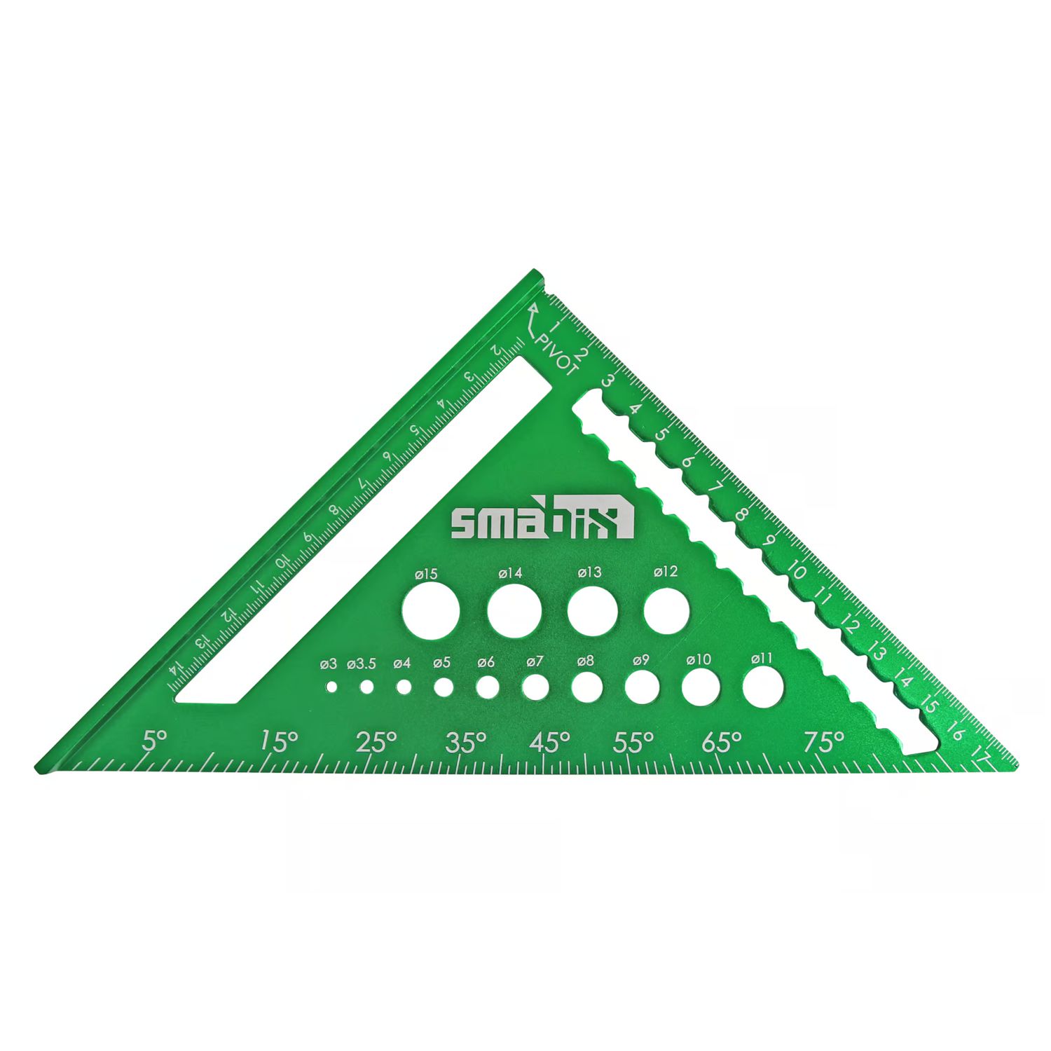 SMABIX Zimmermannswinkel, grün eloxiert