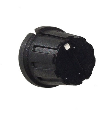 Kunststoff-Drehknopf 15,5 mm, Achse 6 mm