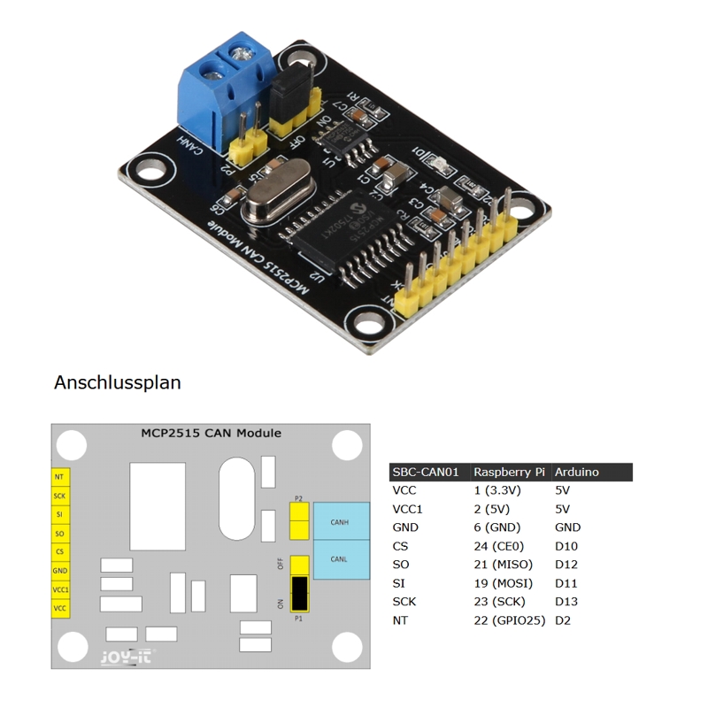 CAN Modul mit MCP2515