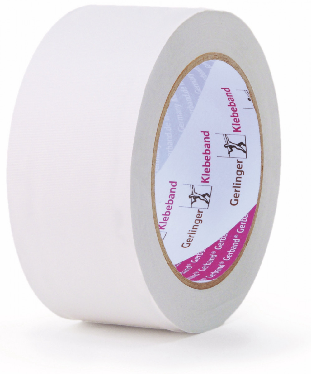 PVC-Klebeband GERBAND 566, 25 mm, 33 m, weiß, beschreibbar