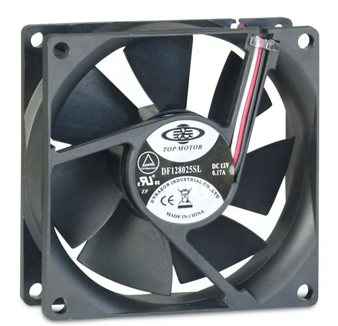 INTER-TECH PC-Lüfter, DYNAEON INDUSTRIAL, DF128025SL, 80x80x25 mm, 12 V-