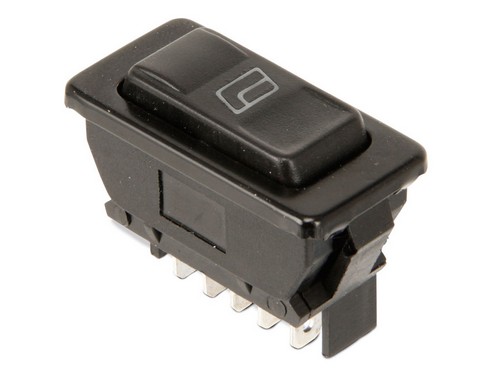 KFZ Fensterhebertaster 12V/20A mit roter Beleuchtung