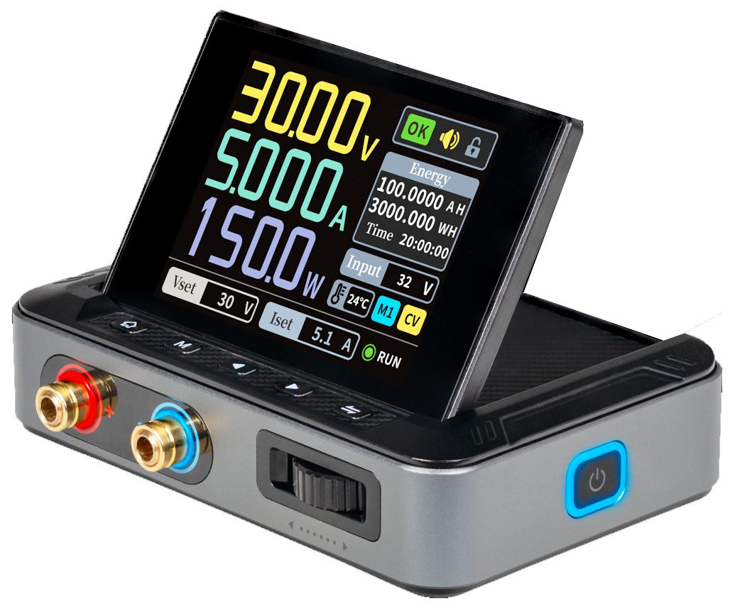 PSM01 Labornetzteil 150 W, 0 - 30 V, 0 - 5 A in einem ultrakompakten Gehäuse