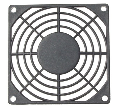 Schutzgitter aus ABS-Kunststoff für Lüfter 80x80 mm