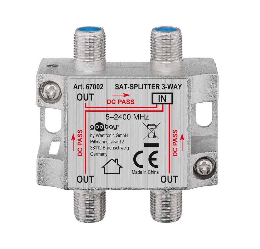 SAT-Verteiler, 3-fach