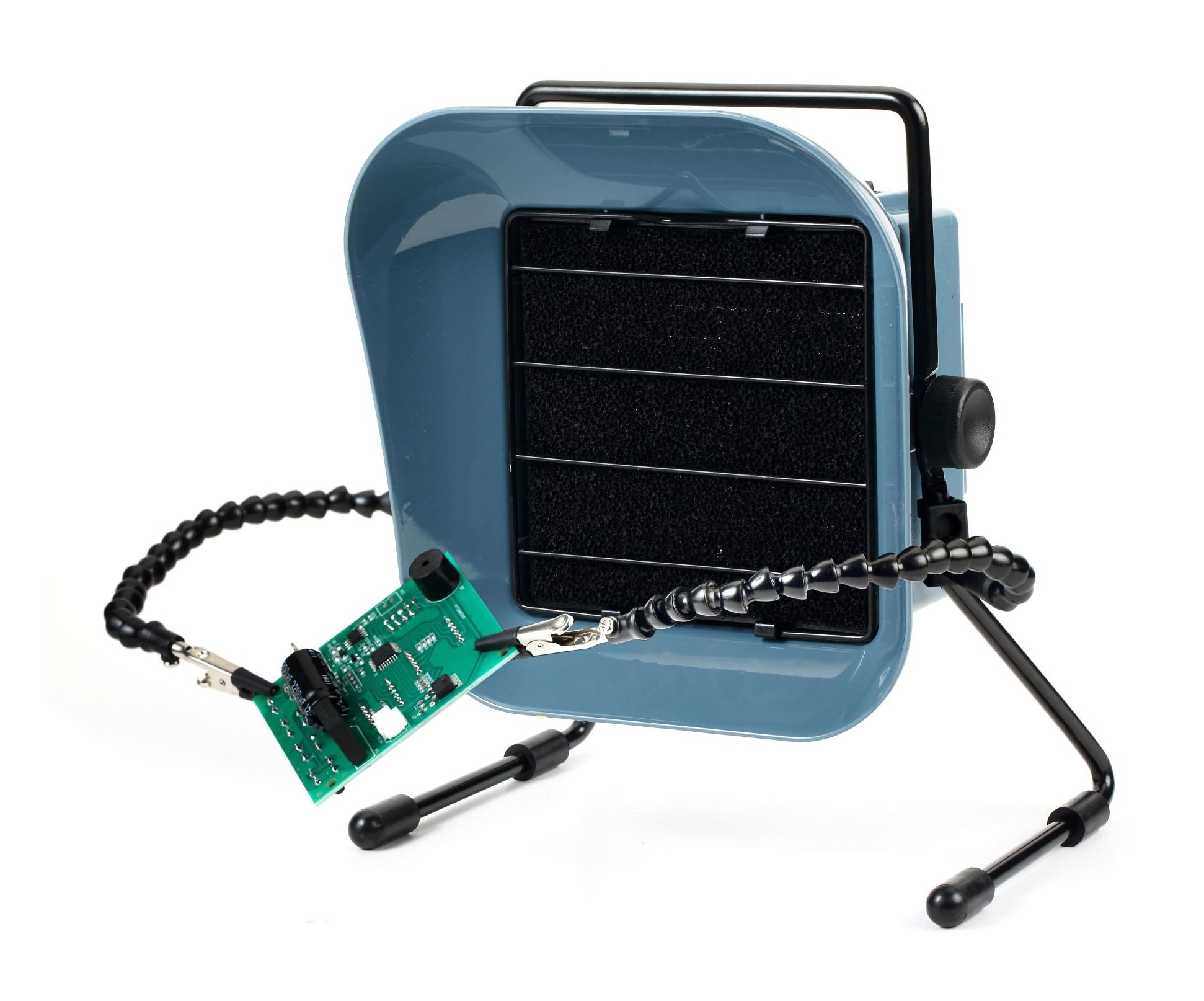 ZD-153B Lötrauchabsaugung mit Platinenhalter, Lötdampf-Absauger, Rauchabsauger, Aktivkohle