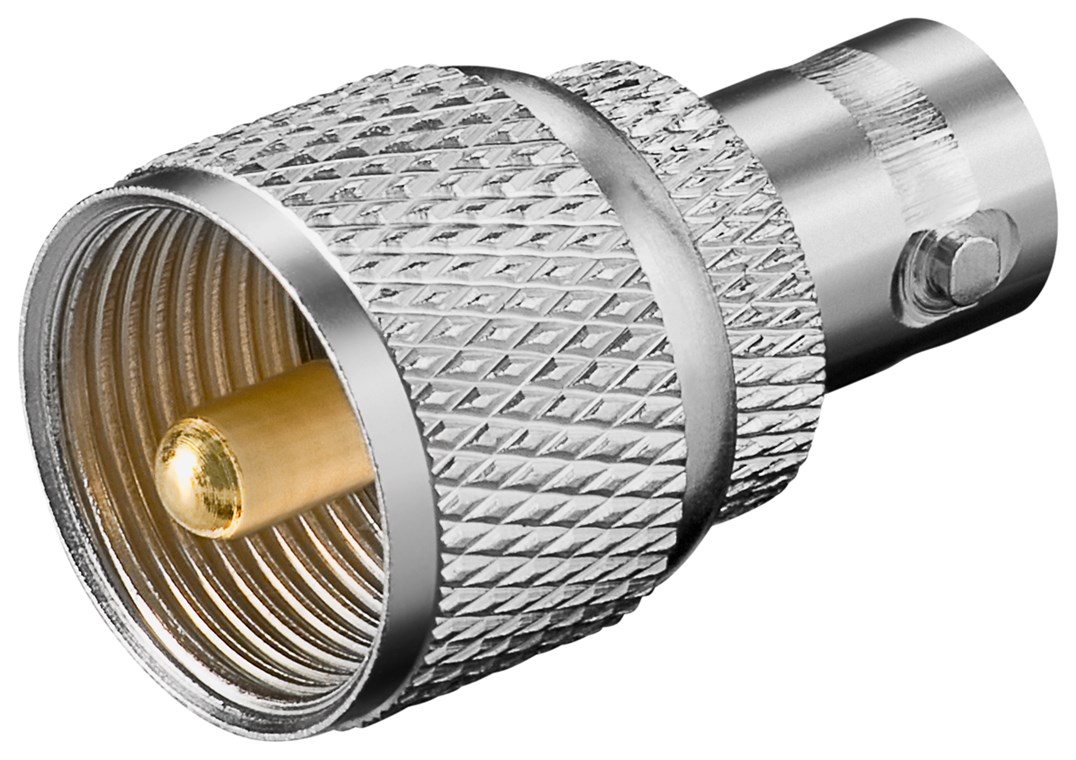 BNC-Adapter UHF-Stecker auf BNC-Buchse