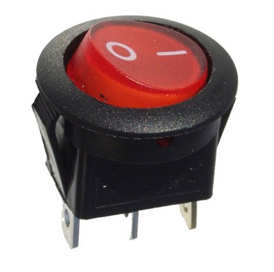 Netzwippschalter 1-polig mit Beleuchtung