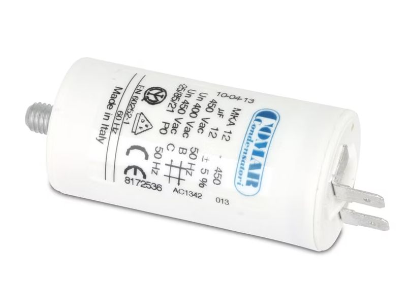 COMAR Motorkondensator, 1,5 µF, 450V, 6,3mm 