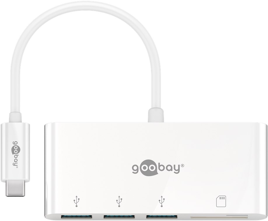 USB-C™ Multiport-Adapter auf 3x USB-A, Cardreader