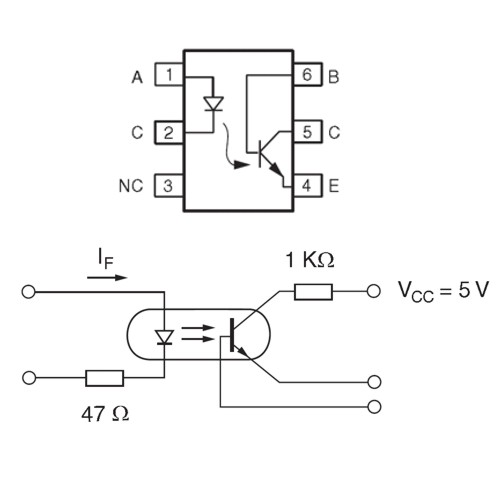 CNY17-3 Optokoppler 10er Pkg.