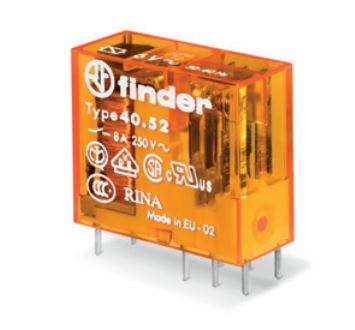 Printrelais Spulenspannung 230V~, 2 Wechsler 230V~/8A