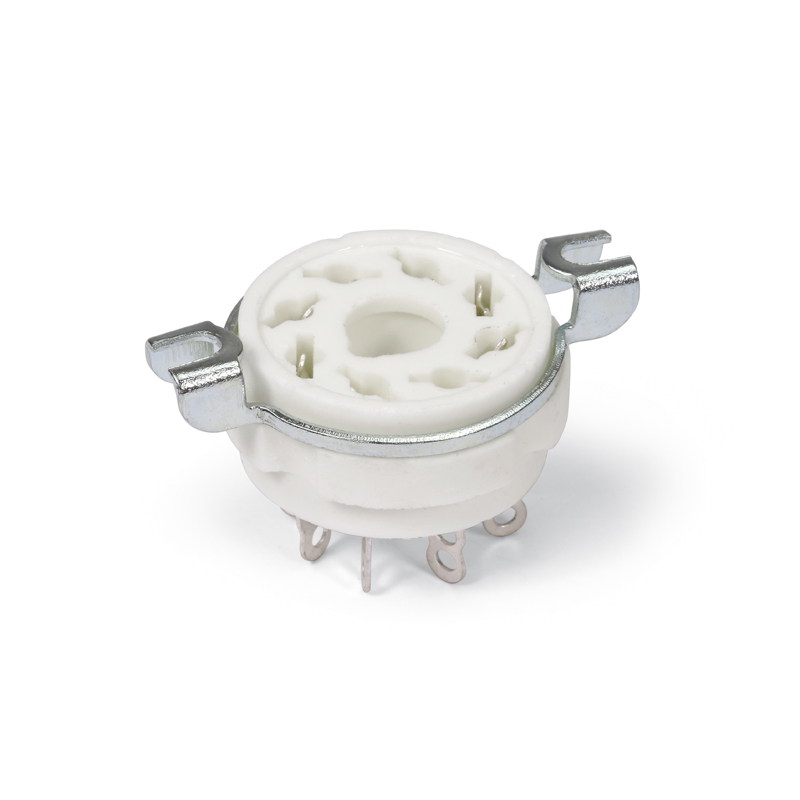 Röhrensockel 8-Pin mit Lötfahne