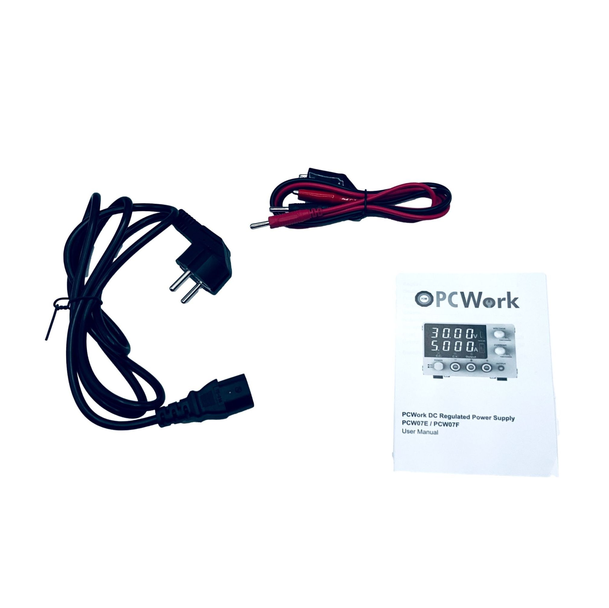 Labornetzteil 0-30V / 5A DC | 150W regelbares Netzgerät mit USB & Typ-C