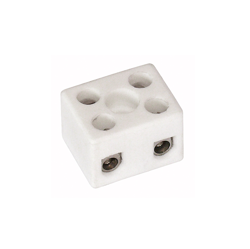 Porzellan-Klemme 2-Fach