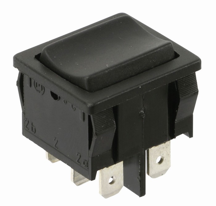 Einbau-Wippentaster MARQUARDT 1809.1302, 2-polig, EIN/AUS/EIN