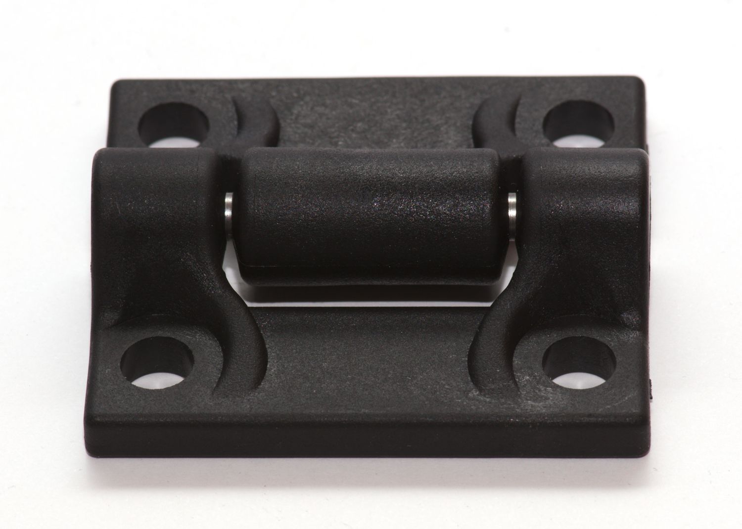 Kunststoffscharnier, 63x59 mm, schwarz 