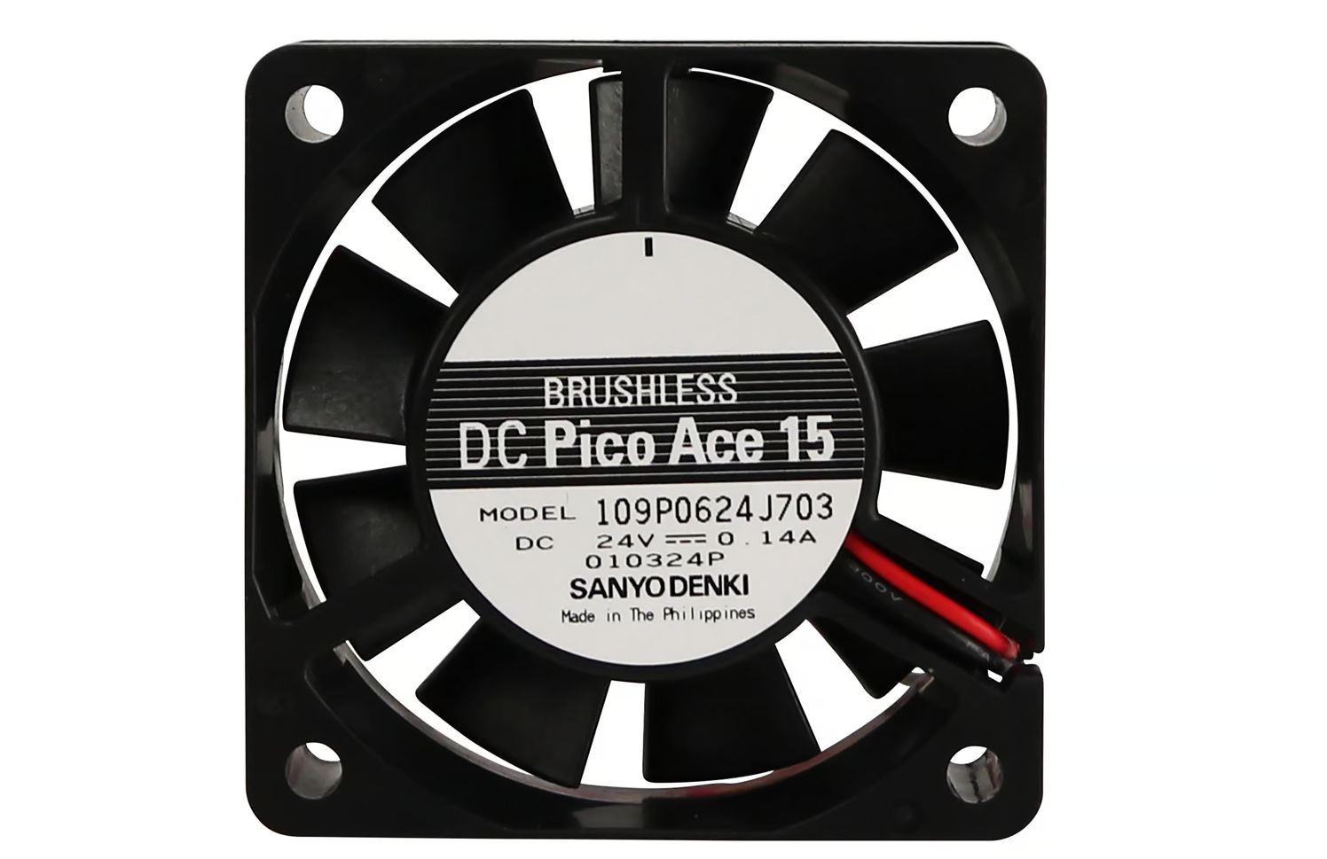 Axiallüfter, Pico Ace 15, 109p0624J703, 60x60x10 mm, 24V-