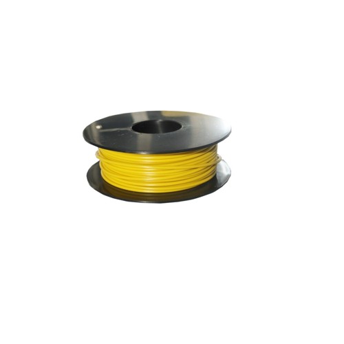Elektronik Schaltlitze verzinnt 0,50qmm, 25m Rolle, Gelb
