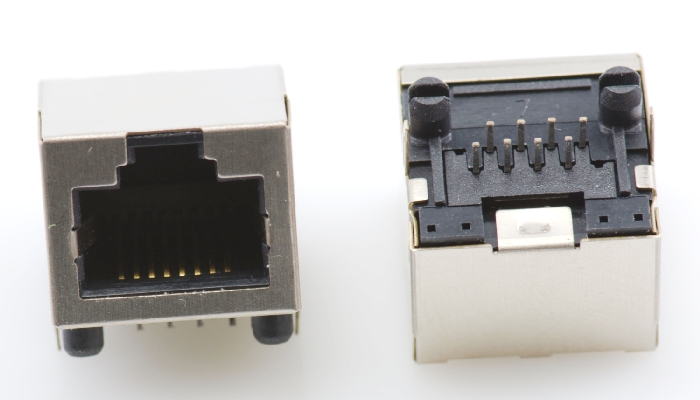 Modular-Printbuchse geschirmt