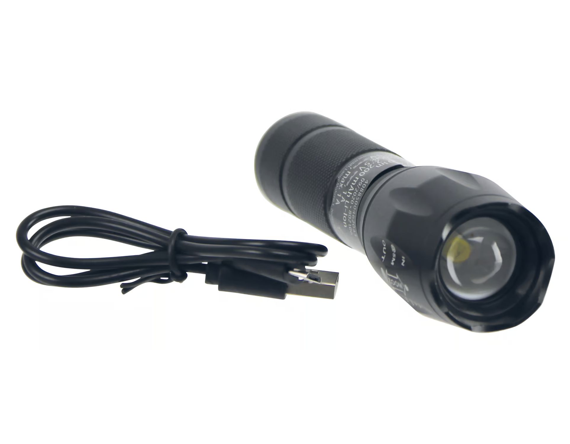 LED-Taschenlampe, Alu, 5 W OSRAM LED ,AKKU, 2,2Ah