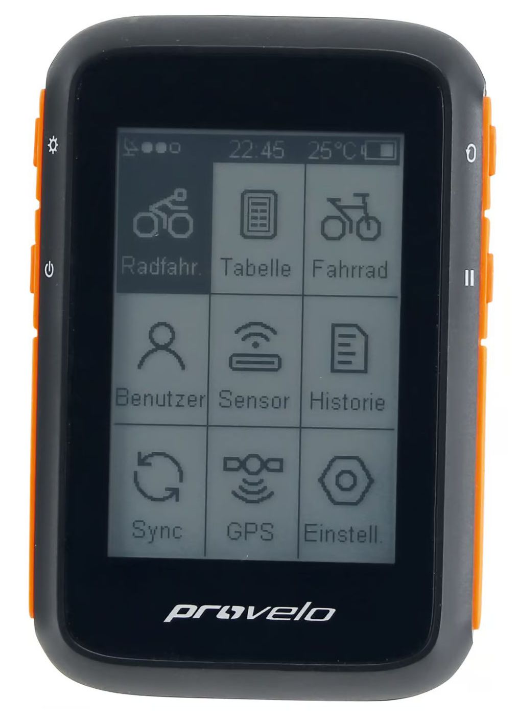 Fahrradcomputer PROVELO, GPS, Bluetooth