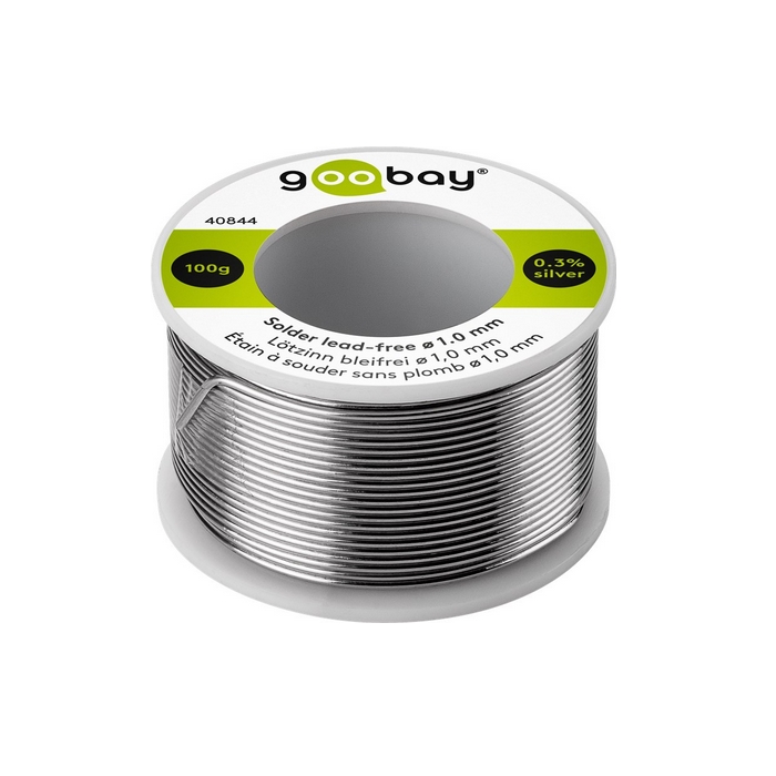 Lötzinn bleifrei; ø 1,0 mm, 100 g