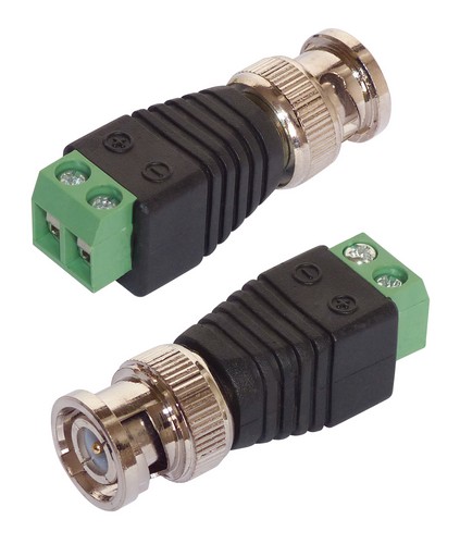 Adapter BNC-Stecker 50 Ohm mit Schraubklemme