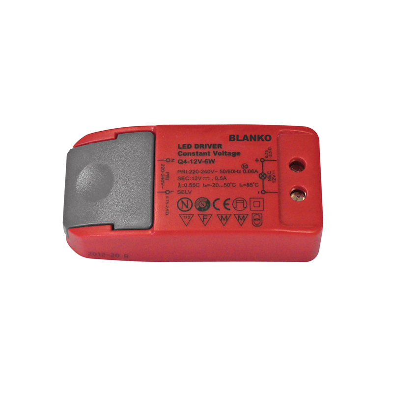 Bloc d'alimentation LED à tension constante / 12V DC / 6W Bloc d'alimentation LED à tension constante / 12V DC / 6W