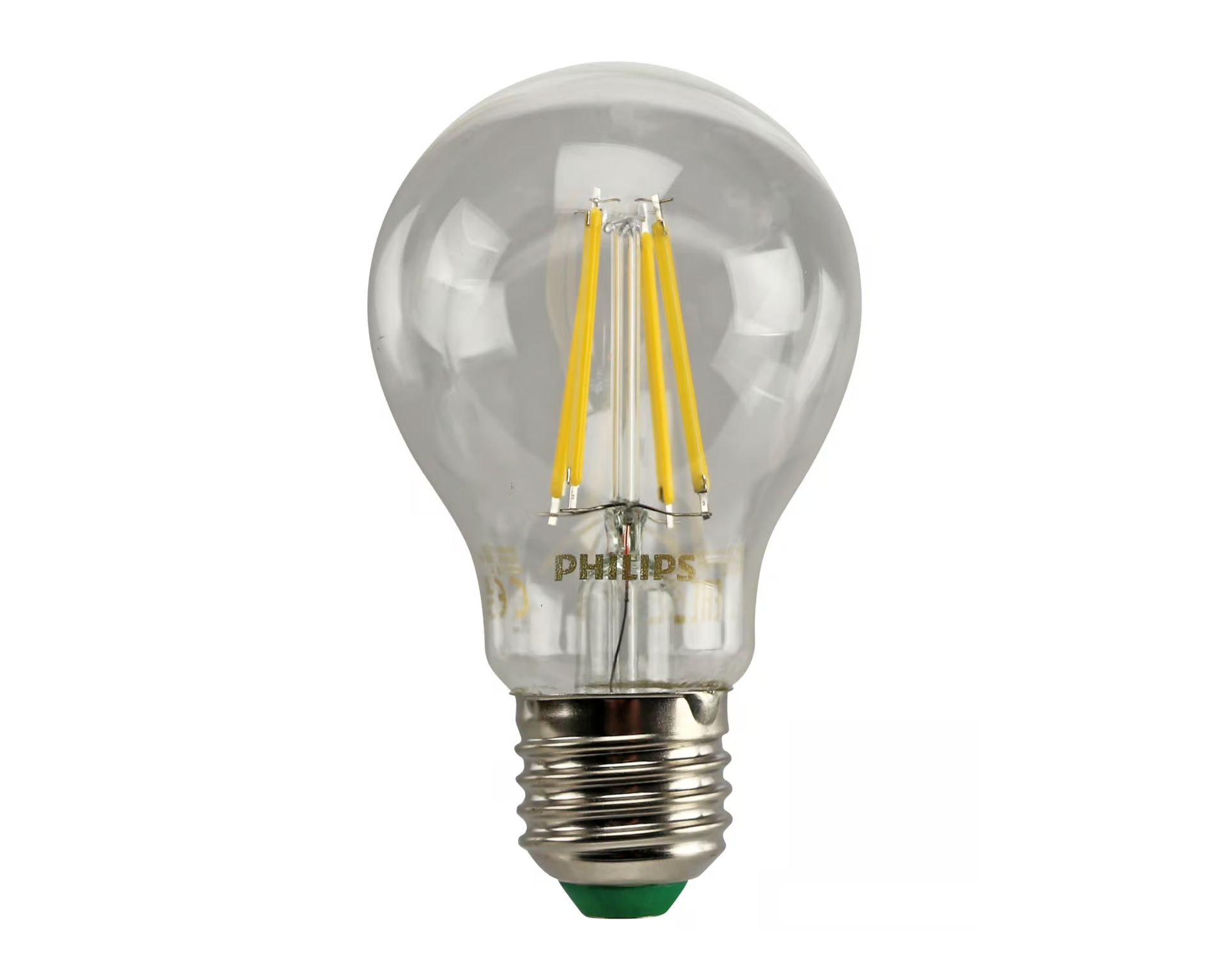 PHILIPS LED-Lampe, A60 E27, warmweiß, 485 lm, 2700K, 2,3W