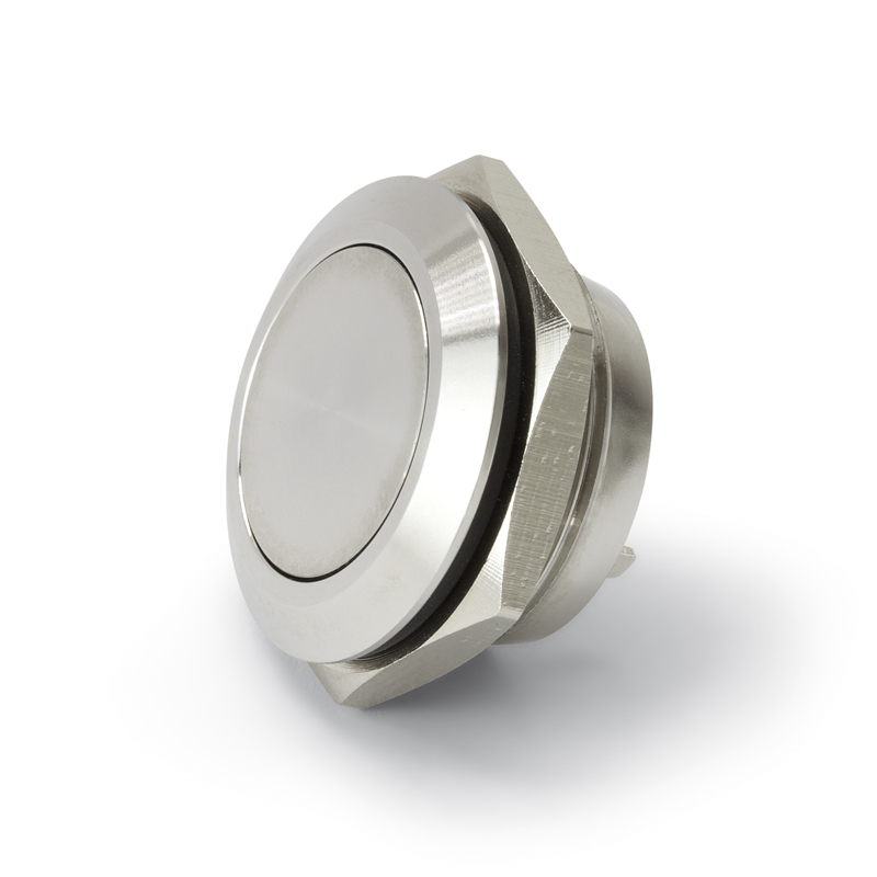 Vollmetalltaster kurz 16 mm