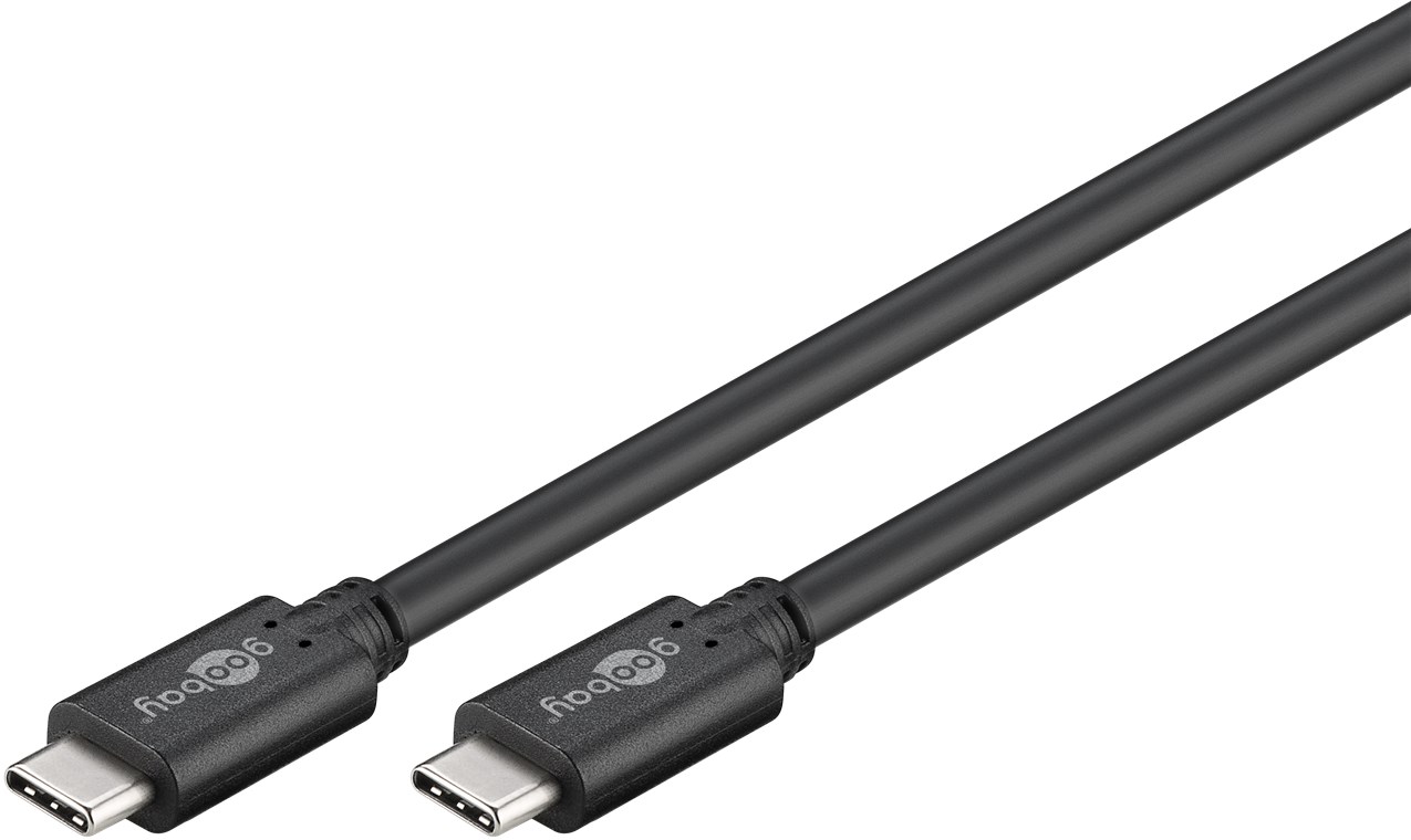 USB-C™-Kabel, USB 3.2, 60 W, 5 Gbit/s, Power Delivery, 1 m